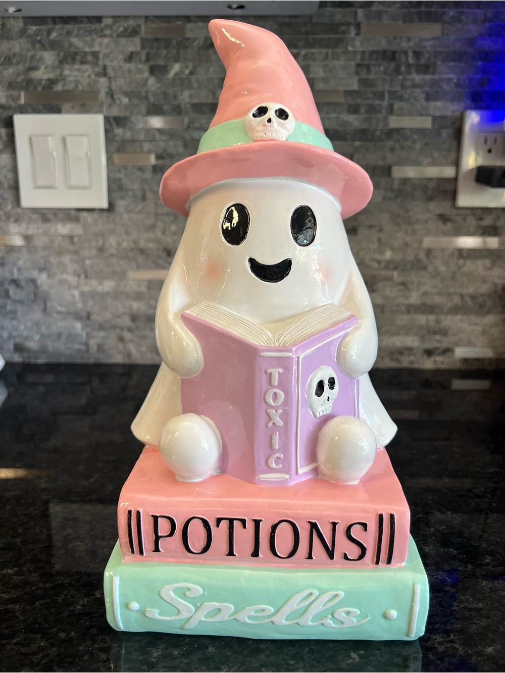 Pastel Book Stack HALLOWEEN WITCH GHOST-SO CUTE!!